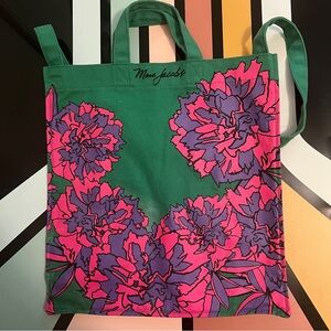 Marc Jacobs floral Tote Bag, green and pink